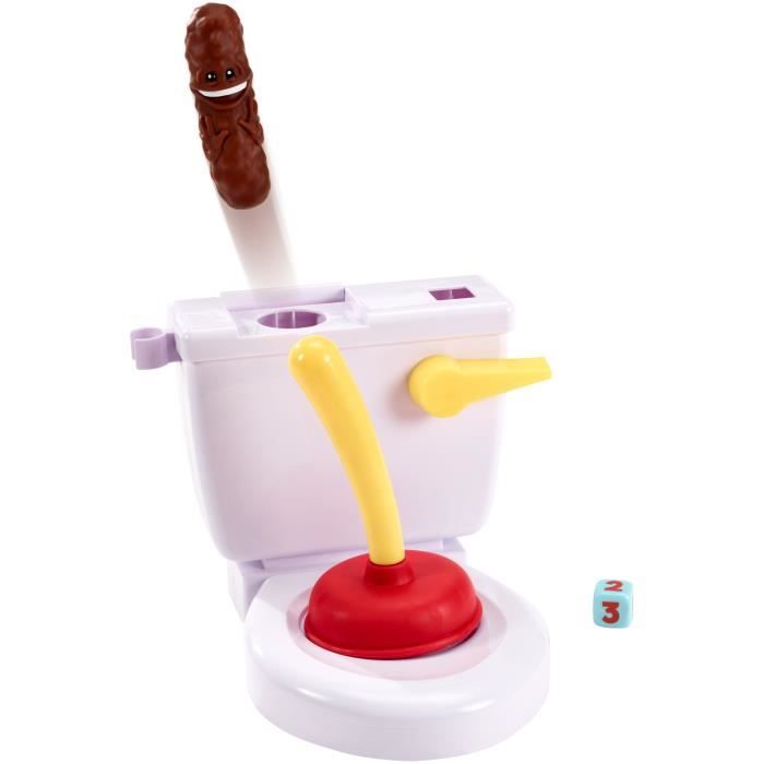 Jeu De Société Enfant - Toilettes Folie - MATTEL GAMES - 2 À 4 Joueurs - 5 Ans Et +