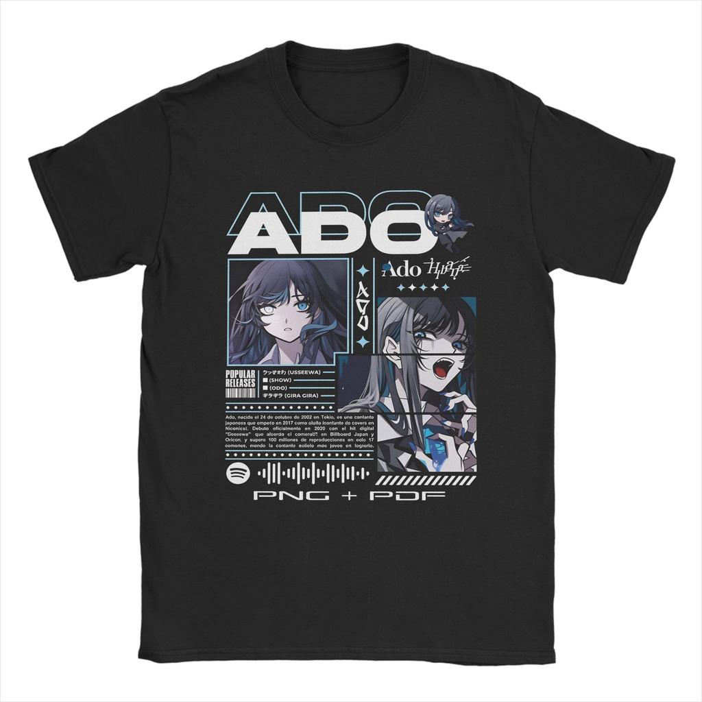 Goth Jrock Anime T Shirt For Unisex Unisex Cotton Fun Tshirt Crew Neck Ado Tee Shirt Short Sleeve Tops Gift Idea