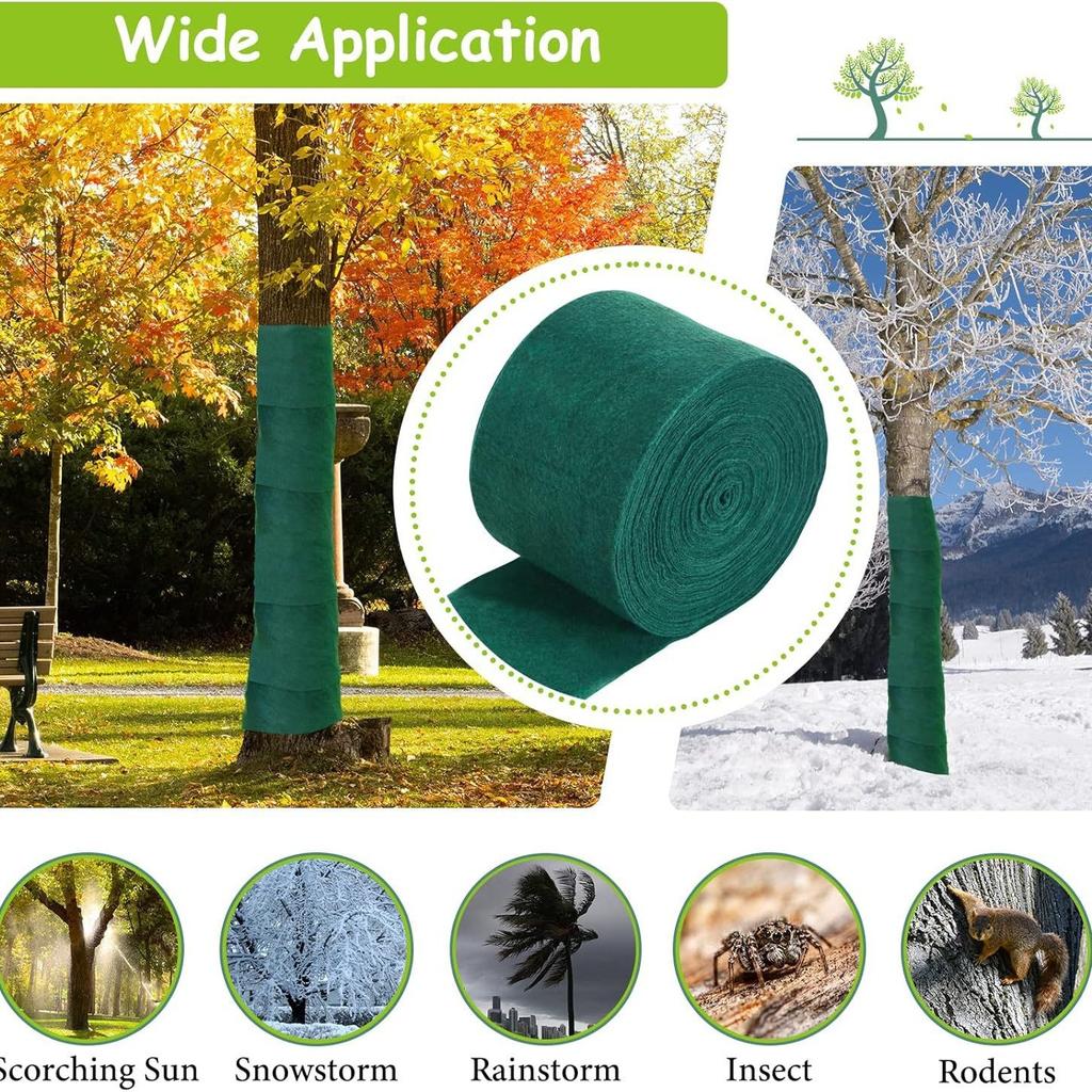 Tree Protection Bag Cold Protection Trunk Wrapping Plant Bandage Bark Shrub Antifreeze Insulation Belt