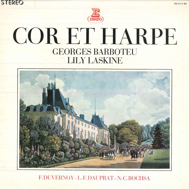 

LP Record GEORGES BARBOTEU, LILY LASKINE - Cor Et Harpe OS2717RE ERATO 1972 Japan Classical Used