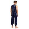 Heren Waterdichte Herbruikbare Luier Romper M-3XL Mouwloos Voorkant Rits Elastische Beenmanchetten Adaptieve Jumpsuit voor Volwassenen met Speciale Behoeften