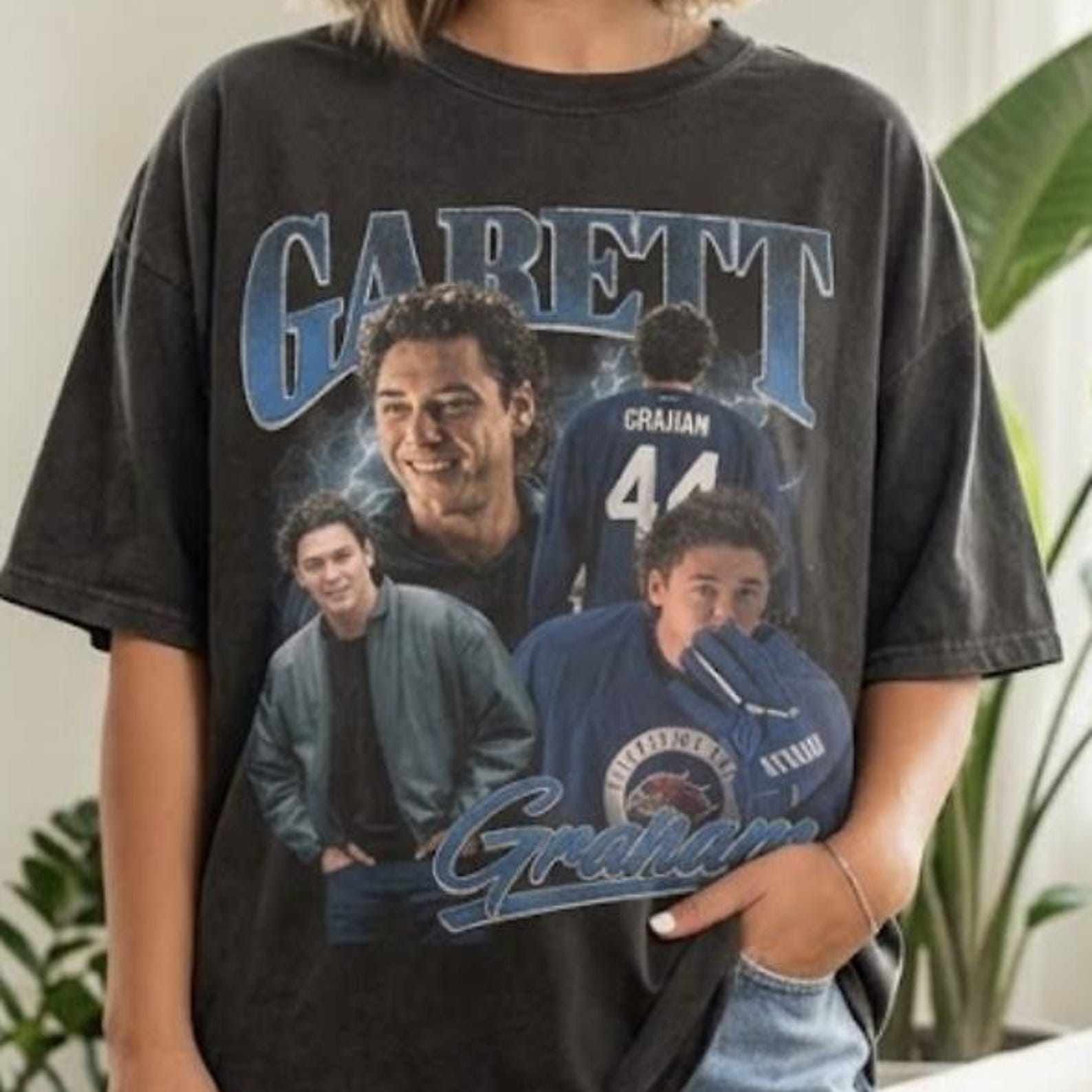 Garett Graham Shirt, Retro Ice Hockey Fan Tee, Vintage 90s Bootleg Graphic T-Shirt, Custom Sports Merch Gift, Vintage Bootleg 90s Shirt 4XL