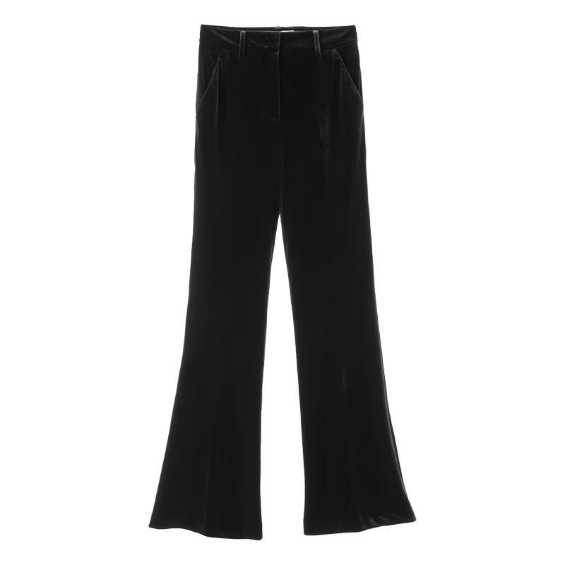 

Lancy Retro Velvet Flare Suit Trousers M