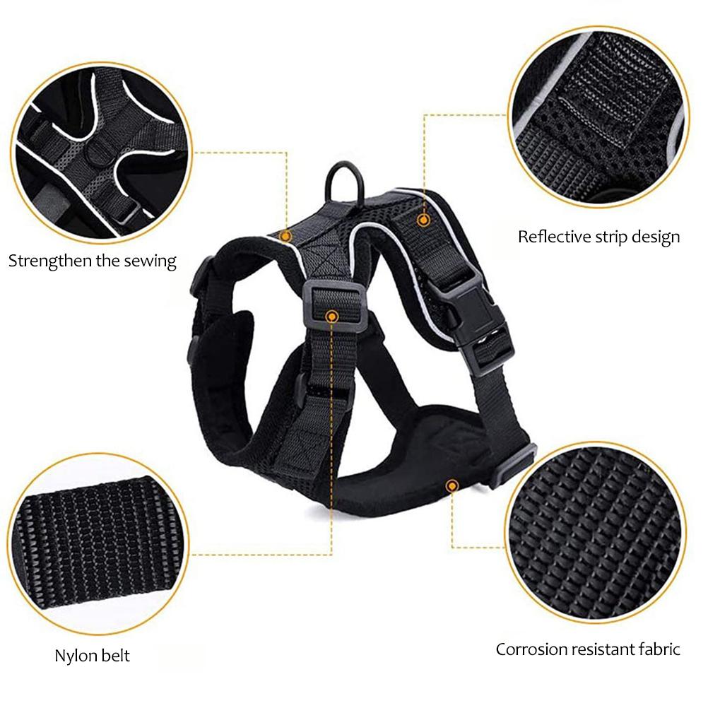 Cat Harness with Leash for Walking Escape Proof Adjustable Vest Harnesses for Cats Pet Supply