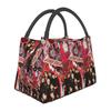 Kpop Star Singer Idol ATEEZ ATINY Insulated Lunch Bag for School Bento Storage Food Boxes Cooler Thermal Lunch Box Tote