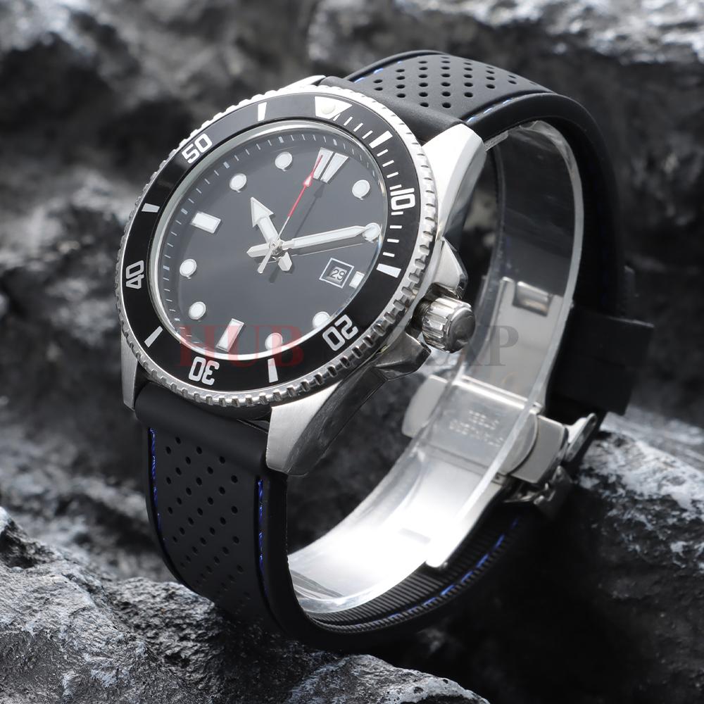 20mm 22mm Premium Silicone Watch Band Butterfly Buckle Waterproof Soft Rubber Strap Breathable Strap Replacement Universal Watch
