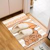 1PC Custom Name Bear Family Umbrella Theme Floor Mat Ideal for Living Room, Game Rooms, Office, Bedroom, Floor Mat Playful Design