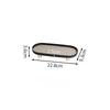 Desktop Decorations Storage Trays Light Luxury Wrought Iron Ornaments Leather Storage Trays Entrance Jewelry Decorative