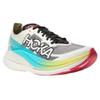 HOKA One One ROCKET X 2 Rutschfest Verschleißfest Niedrig geschnitten Freizeit Laufschuhe Unisex Weiß Grau Sneaker 1127927-YZC