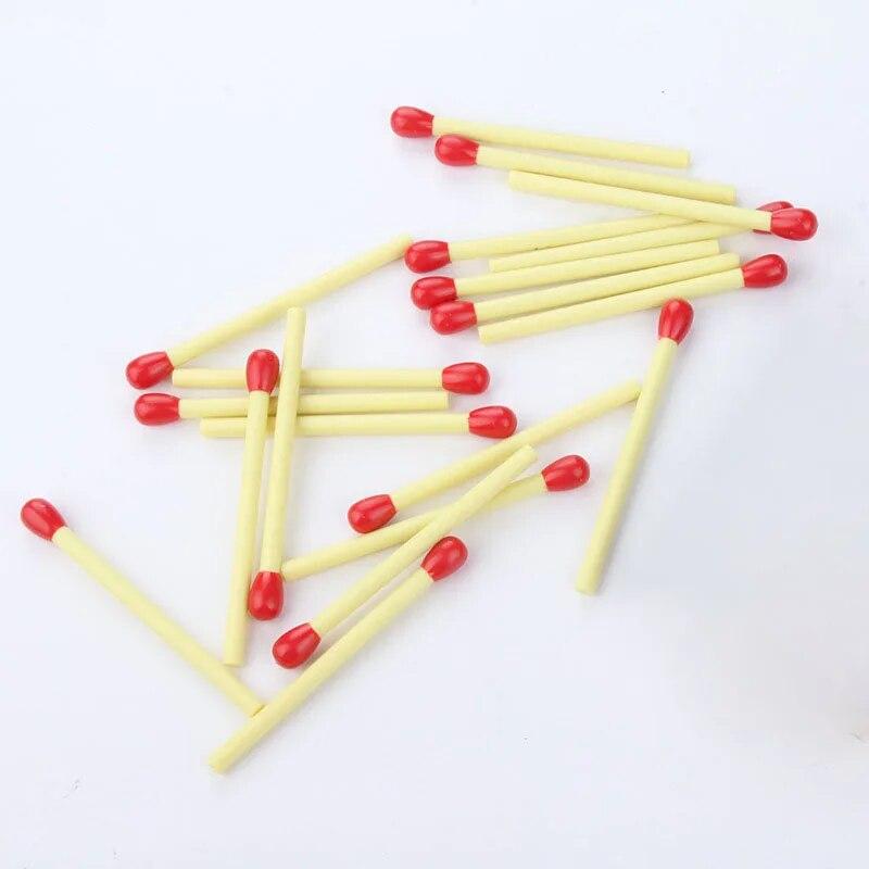 20 Pcs/Box Stationery Cute Kawaii Mini Matchstick Creative School Office Supply Ballpoint Pen Matche Funny Free Freebie Novelty