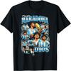 Diego Maradona 90s Vintage Bootleg Style Football Soccer Art T-Shirt
