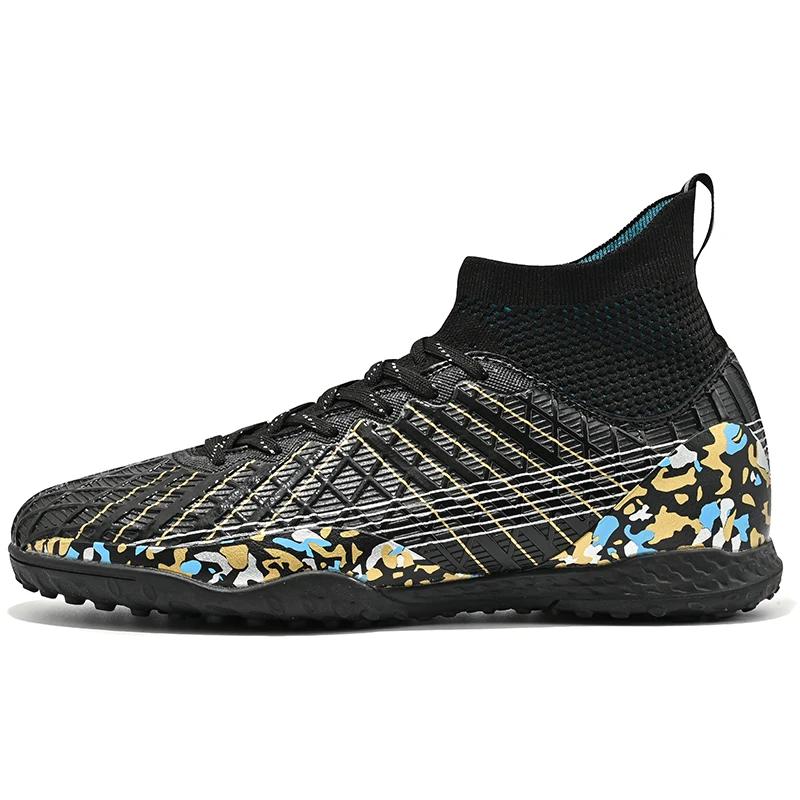 Fashion Men Football Boots Professsional Original Society Football Boot Turf Training Teenager Futsal Court Football Boot for Children