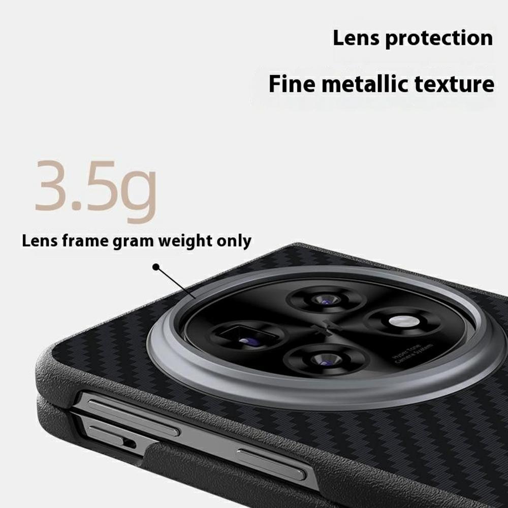 ABEEL For Oppo Find N5 5G Case Compatible with MagSafe Carbon Fiber Texture Back Cover