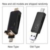 3 In 1 Type C + Micro USb   USB Port OTG Memory Card Reader for Memory  Small Memory  Storage Card