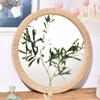 Bathroom Mirror for Wall Round Handmade Woven Frame Vanity Mirror Decorative Mirror for Bedroom,Living Room,Entryway