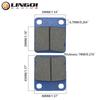 LINGQI RACING Front and Rear Brake Pads Brake Pump Parts For 50cc 70cc 90cc 110cc 125cc 140cc Pit Dirt Bike ATV Quad Scooter