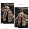 2025 Autumn Plus Size Plaid Shirt: Loose, Casual, Versatile Retro Top