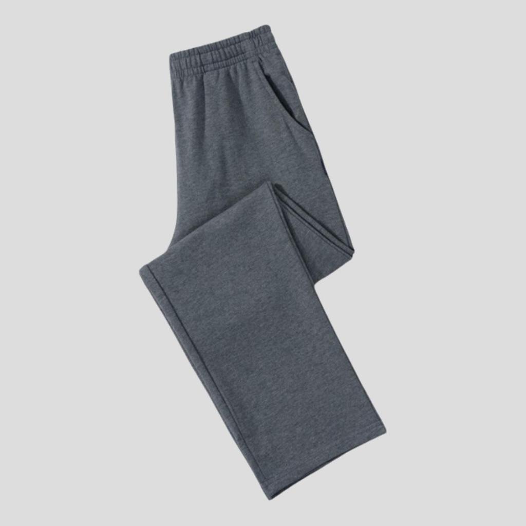 Kinder-verdickte Marineblau, Schwarz und Grau Sporthosen mit Bündchen - Unisex Schuluniform für Jungen und Mädchen (Frühling Herbst)