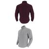 Men's Fashion Quarter Zip Small Plaid Sweatshirt, Stand Collar Long Sleeve Pullover for Spring Fall