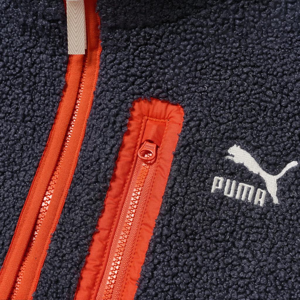 Puma Sleeveless Sherpa Vest The Neverworn II With Letter Embroidery Men Vests Black 623014-16