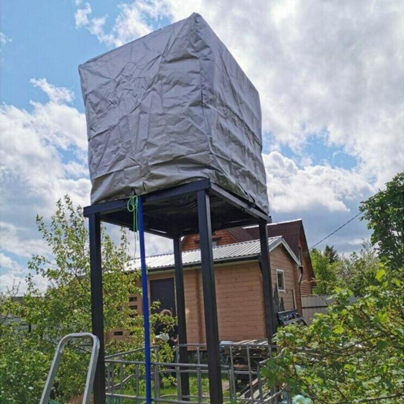 Large Capacity Storage Cover 1000L Polyester Fabric Featuring Sun Block Layer For Outdoor Container
