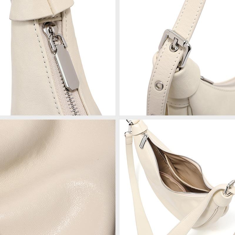 Women's Bag New Leather Women's Bag Versatile Dumpling Bag Commuter Shoulder Bag Messenger Bag