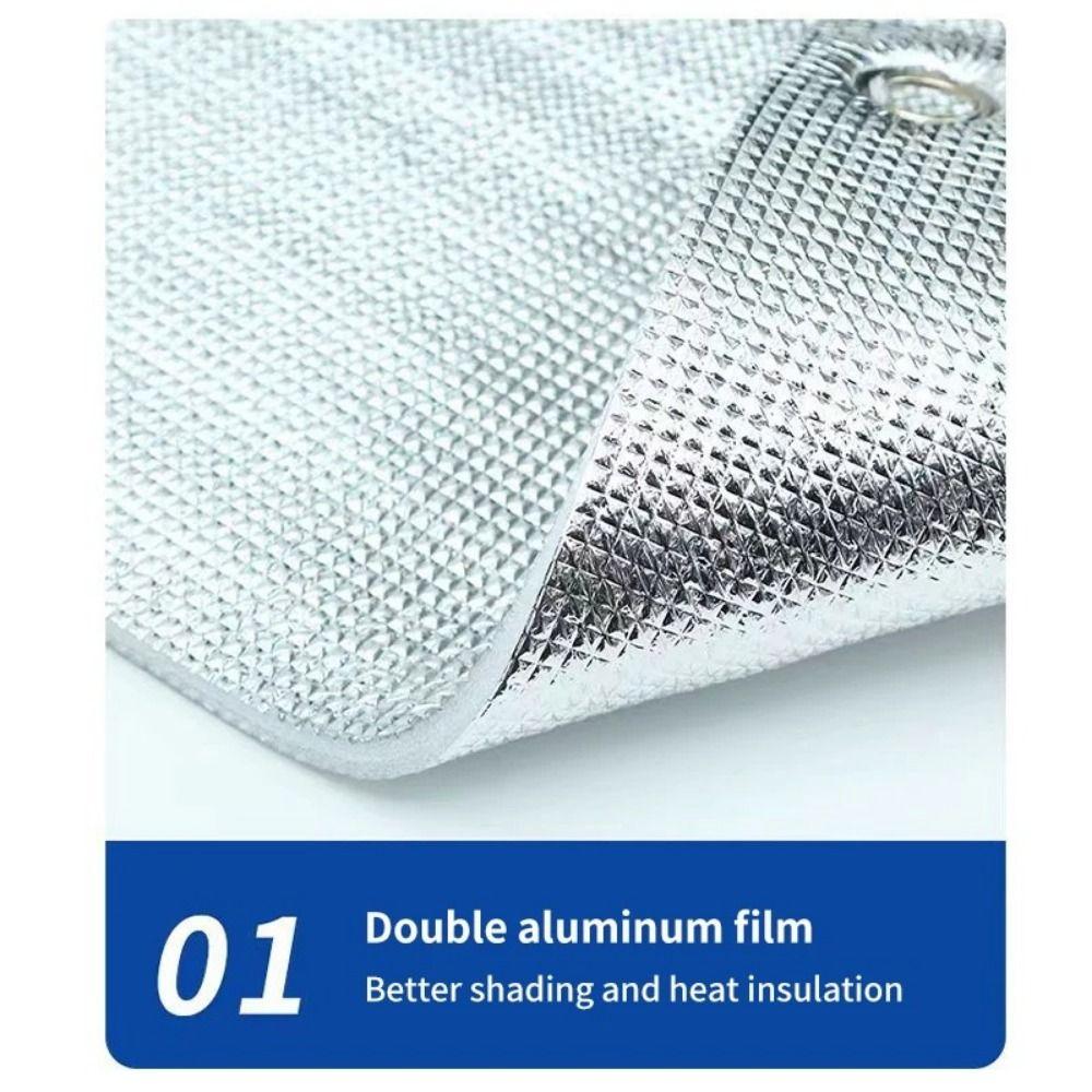 Multi-size Sun Shade Film Reflective Sun Protective Board Sturdy Sunshade Protector Pad  Home