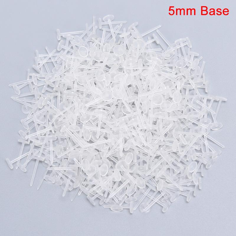 

500 шт./лот Пластиковые пустые плоские/чашечные гвоздики-пуссеты для серег с площадкой для изготовления ювелирных изделий as the picture