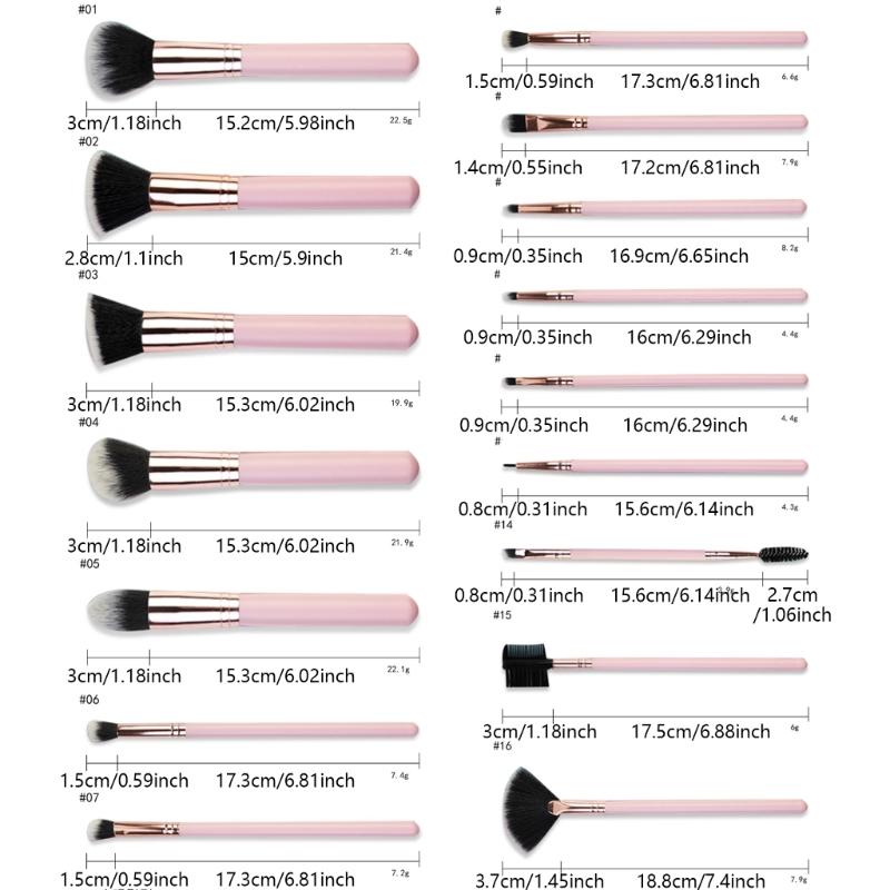 Makeup Brush Set,Synthetic Powder Concealer Makeup Brushes for Eyes and Face,Eyeshadow Brushes,Eyeliners Make Up Brush
