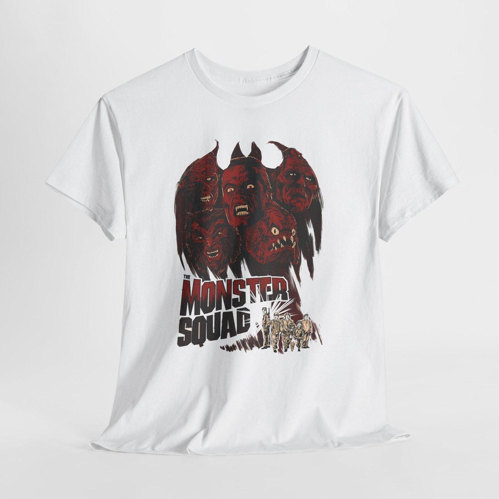 The Monster Squad Movie Film Men s White Tees T-Shirt Size S-5XL 4XL