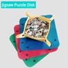 Partition Jigsaw Puzzle Disk 6 Colors Puzzle Sorting Trays Portable Puzzle Tray  Educational Toy