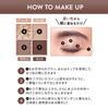 Revlon Dazzle Eyeshadow Quad 001 Glazing Brown Color Nuance Beige Japanese Development Eyeshadow Image 3.0g