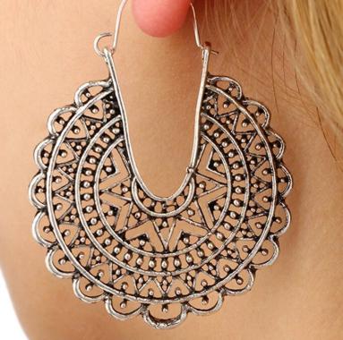 Bohemian Ethnic Earrings - Handmade Vintage Tribal Jewelry for Women