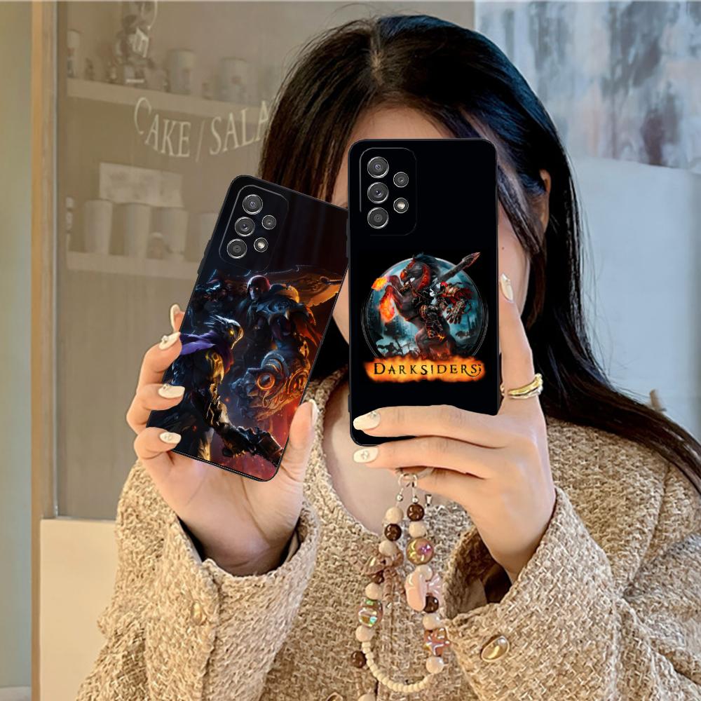 Coque de téléphone portable Darksiders pour Samsung Galaxy M55 54 42 35 34 33 32 23 22 15 14 13 12 F55 5G Couverture Colorée Luxe Jolie