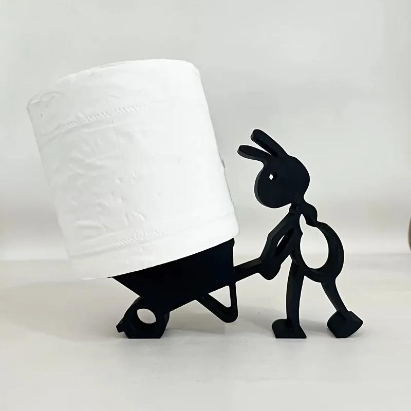 1pc Cute Simple Animal Tissue Holder -Minimalist And Practical Paper Roll Holder An Ideal Creative For Holiday Gift Idea
