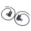 Aluminum Alloy Motorcycle Handlebar Headlight Switch Three-Position Waterproof Switch 12V Fog Spotlight Mirror Mount Switches