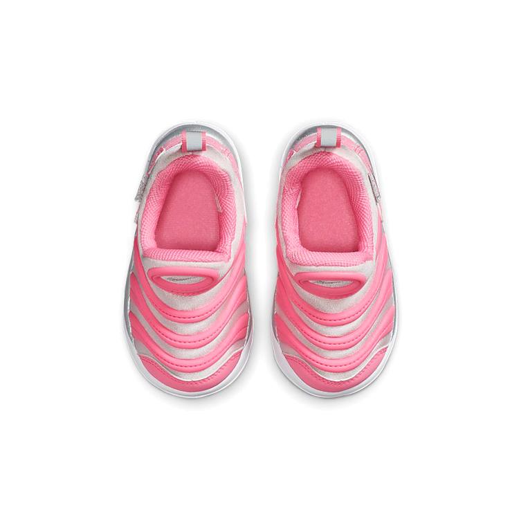 Nike Dynamo Free Caterpillar Low top Sports Casual Shoes Pink Gray Infant And Toddler DC3273-606