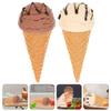 TOYMYTOY Ice Cream Food Sample Model Eatable Sample Display Pretend Play Food Food Toy Exhibition Promotional Goods Photography Props Decoration