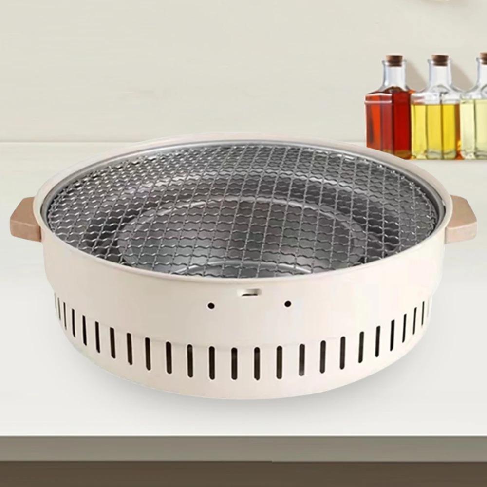 With Grill Pan Barbecue Grill Anti-scalding Handle Tea Stove Portable Charcoal Stove  Outdoor