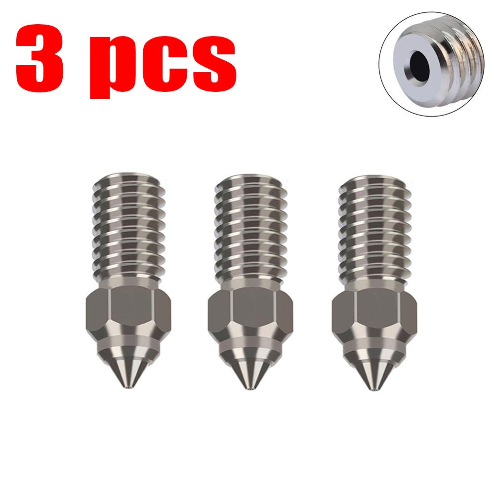 Nozzle For ELEGOO Neptune 4 Nozzle For Elegoo Neptune 4 Pro Nozzles Brass Stainless Steel Hardened 0.2 0.4 0.6 0.8 1.0mm