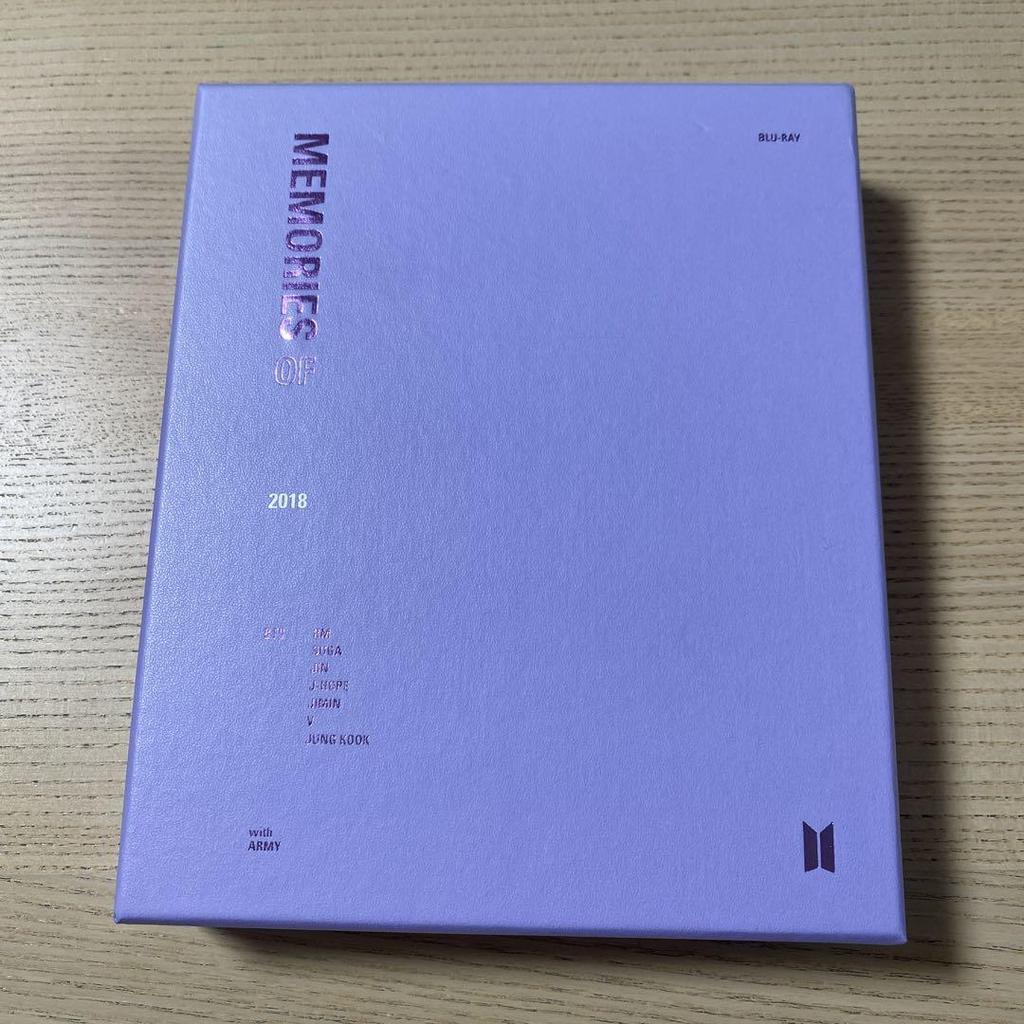 [USED] BTS MEMORIES OF 2018 Blu-ray V Taehyung Trading Card