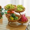 Multi-Layer Creative Fruit and Snack Basket Handmade Woven PP Storage Tray for Dry Fruits, Bread, and Vegetables