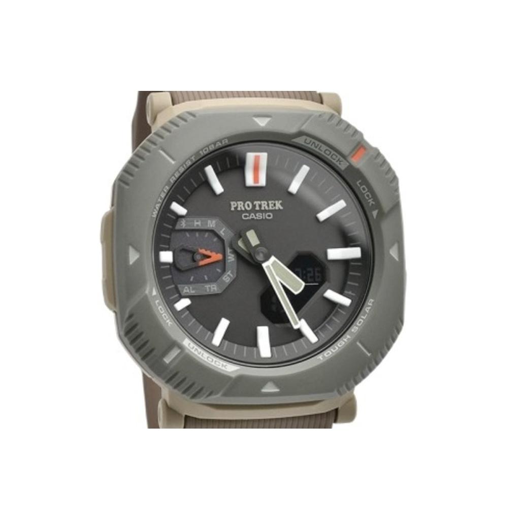 Casio Pro Trek Analog Digital Smartphone Link Grey Dial Tough Solar PRJ-B001-5 100M Unisex Watch