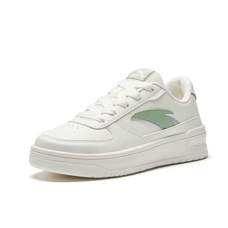 Anta Light Journey V2 Thick Sole Sneakers Womens White Green 922628002-2