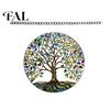 Acrylic Window Sun Catcher Tree of Life Round Hanging Sign, Stained Glass Suncatcher Ornament Decoration, Wall for Indoor Outdoor Decorative Pendant
