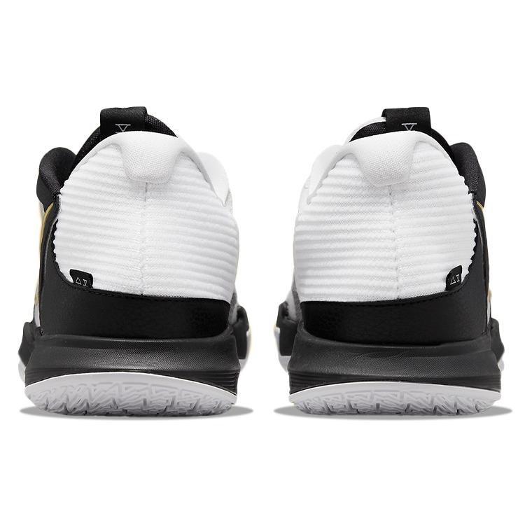 New Nike Kyrie Low 5 'White Black Metallic Gold' DJ6012-101