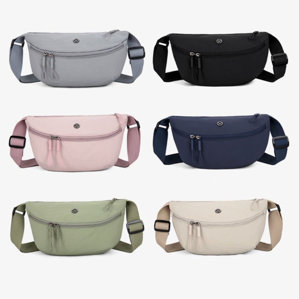Large Capacity Nylon Shoulder Bag Casual Dumpling Bag Fashion Oxford Cloth Crossbody Bag  Women