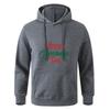 Gray Black Hooded Sweatshirt Autumn Long Sleeve Teens Sportswear Hoodie