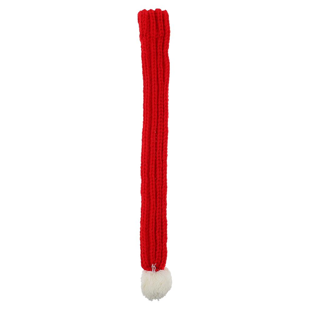 1Pcs Small Pet Red Knitted Christmas Scarf Soft Comfortable Lightweight for Cats Dogs Perfect for Photo Shoot Party