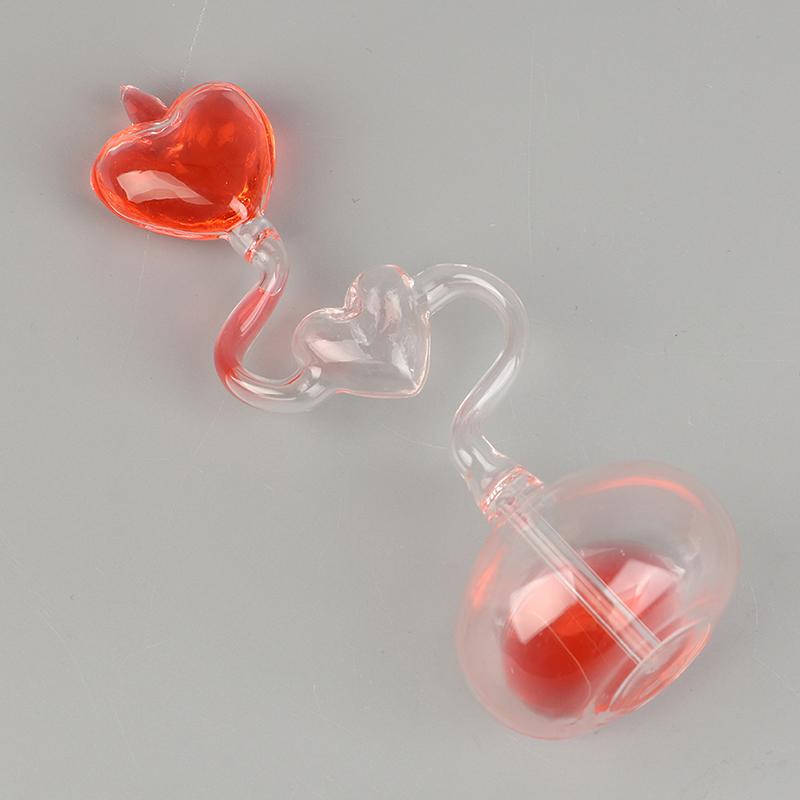 Children Educational Toys Science Energy Museum Toy Love Meter Hand Boiler Thermometer Spiral Glass